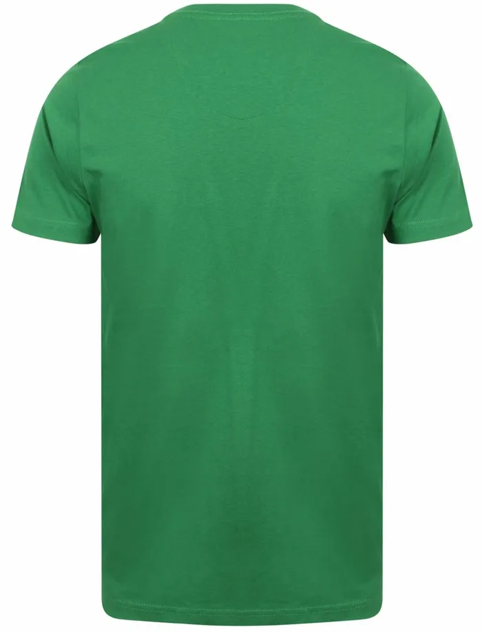 Men Christmas Jumpers Tokyo Laundry Santa Body Novelty Cotton Christmas TShirt In Green 8211 Season039S Greetings Green