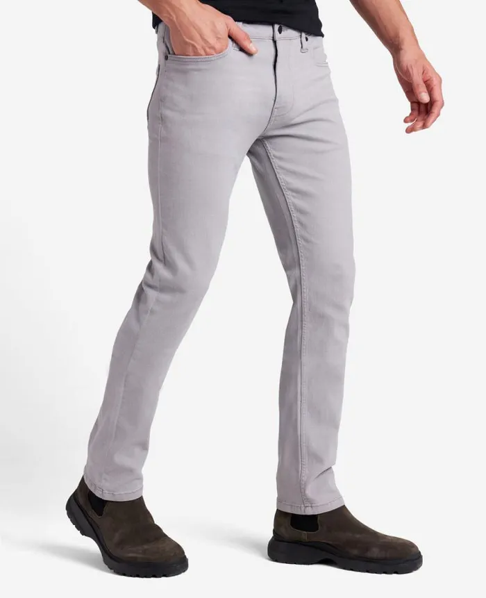 Men Denim Kenneth Cole SlimFit Recycled Stretch Denim Jeans Barnes 8211 Light Grey