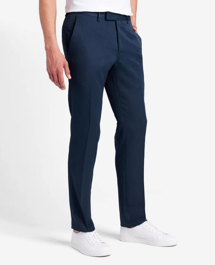 Men Dress Pants Kenneth Cole Urban Heather SlimFit Dress Pant Blue