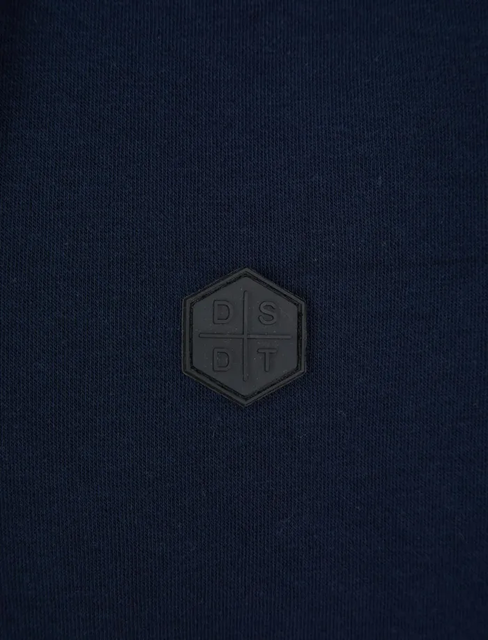 Men Hoodies and Sweatshirts Tokyo Laundry Phantom Block Panel Cotton Blend Pullover Hoodie In Sky Captain Navy 8211 Dissident Navy