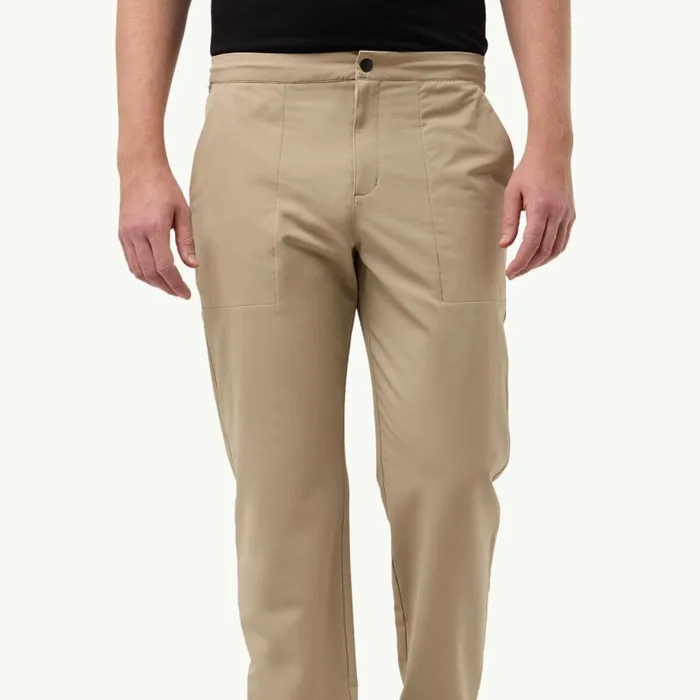 Men Jack Wolfskin Casual Trousers NEWPORT PANTS M Anis 52 R 8211 Mens Trousers