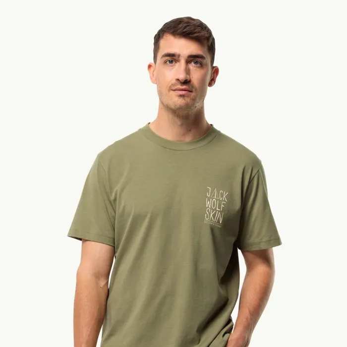 Men Jack Wolfskin Tshirts and Long Sleeves JACK TENT T M Bay Leaf S Mens Organic Cotton Tshirt Men Jack Wolfskin Tshirts and Long Sleeves JACK TENT T M Bay Leaf S Mens Organic Cotton Tshirt