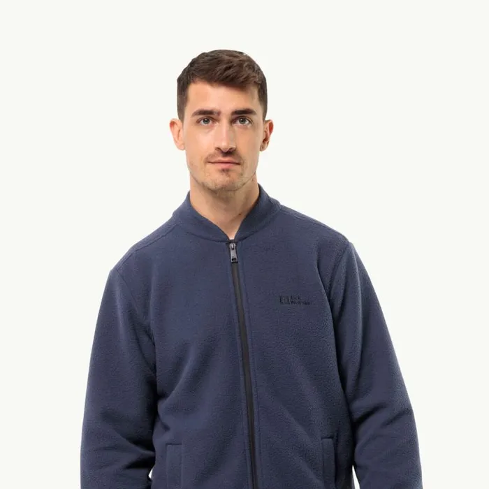 Men Jack Wolfskin Winter Jackets LIGHT CURL JKT M Night Blue XXXL Mens Fleece Jacket