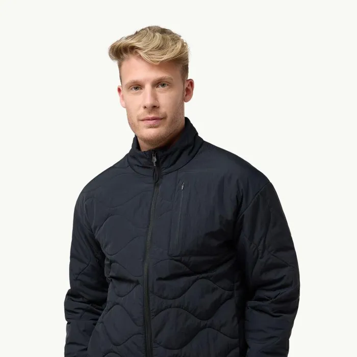 Men Jack Wolfskin Winter Jackets WANDERSOME INS JKT M Granite Black XL Mens Insulating Jacket Men Jack Wolfskin Winter Jackets WANDERSOME INS JKT M Granite Black XL Mens Insulating Jacket