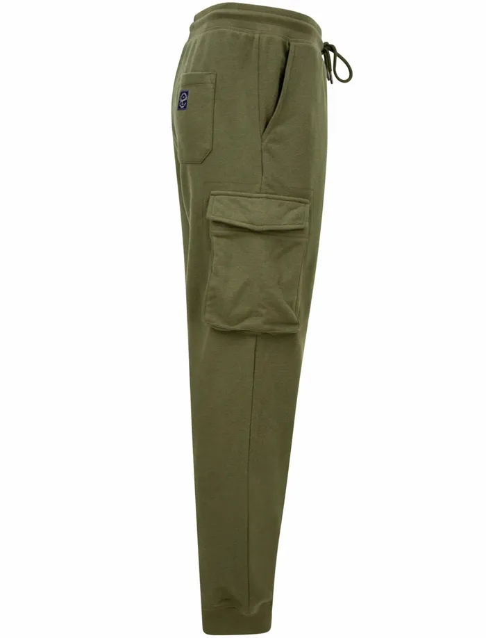 Men Joggers Tokyo Laundry Addison MultiPocket Cargo Style Cuffed Joggers In Dusty Olive 8211 Tokyo Laundry Olive