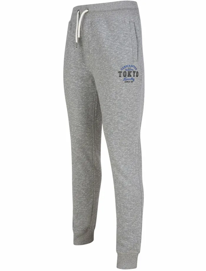 Men Joggers Tokyo Laundry Crafty Brushback Fleece Cuffed Joggers In Light Grey Grindle 8211 Tokyo Laundry Grey Men Joggers Tokyo Laundry Crafty Brushback Fleece Cuffed Joggers In Light Grey Grindle 8211 Tokyo Laundry Grey