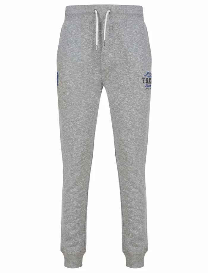 Men Joggers Tokyo Laundry Crafty Brushback Fleece Cuffed Joggers In Light Grey Grindle 8211 Tokyo Laundry Grey