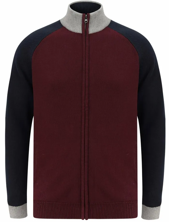 Men Jumpers and Cardigans Tokyo Laundry Venables Colour Block Raglan Sleeve Zip Up Cardigan In Port Royale 8211 Tokyo Laundry Red Men Jumpers and Cardigans Tokyo Laundry Venables Colour Block Raglan Sleeve Zip Up Cardigan In Port Royale 8211 Tokyo Laundry Red