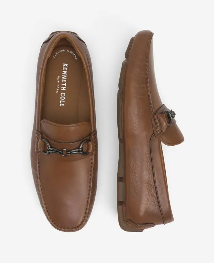 Men Loafers Kenneth Cole Theme Bit Detail Driver Cognac Men Loafers Kenneth Cole Theme Bit Detail Driver Cognac