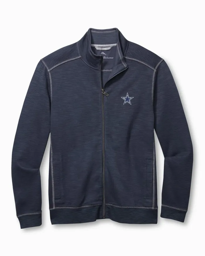 Men NFL Tobago Bay FullZip Sweatshirt Dallascowboys Tommy Bahama Sweatshirts