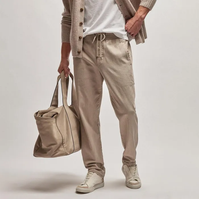Men PantsDenim James Perse Cotton Twill Pant Toast Pigment