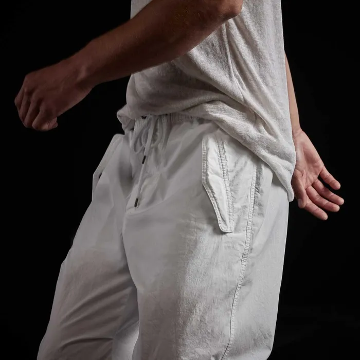 Men PantsDenim James Perse Parachute Flight Pant White