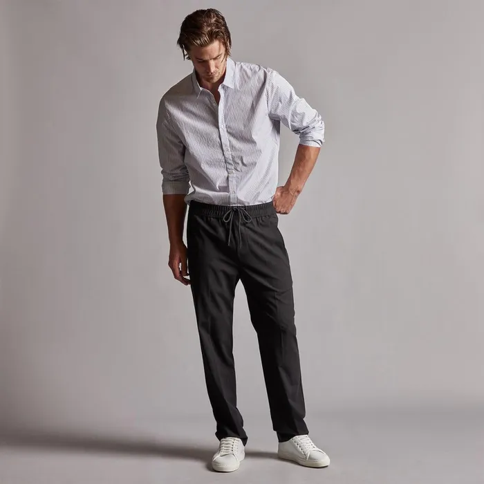 Men PantsDenim James Perse Stretch Wool Blend Pant Coal