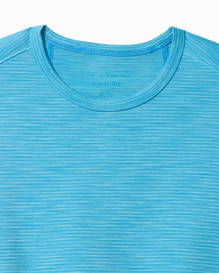 Men Paradise Isles IslandZone ShortSleeve Shirt Horizon Blue Tommy Bahama TShirts Men Paradise Isles IslandZone ShortSleeve Shirt Horizon Blue Tommy Bahama TShirts
