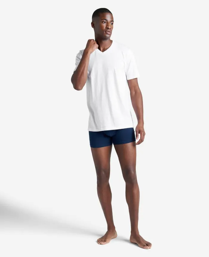 Men Polos and TShirts Kenneth Cole Cotton VNeck Undershirt 3Pack White Men Polos and TShirts Kenneth Cole Cotton VNeck Undershirt 3Pack White