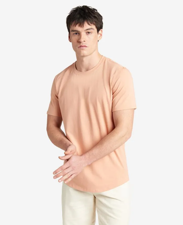Men Polos and TShirts Kenneth Cole The Performance Crew Neck Tshirt Coral Men Polos and TShirts Kenneth Cole The Performance Crew Neck Tshirt Coral