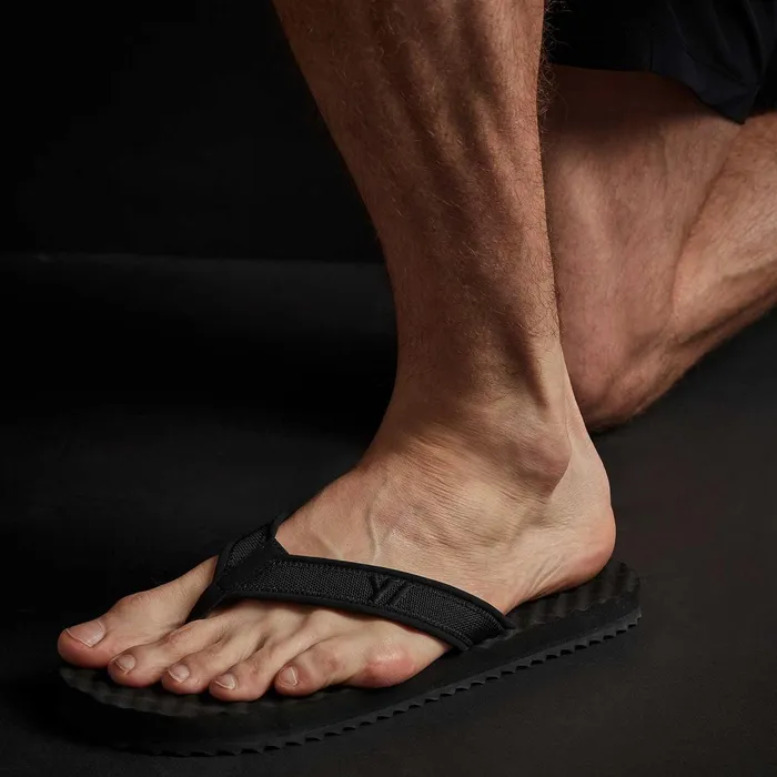 Men Sandals James Perse Men039S Sport Flip Flop Blackblack