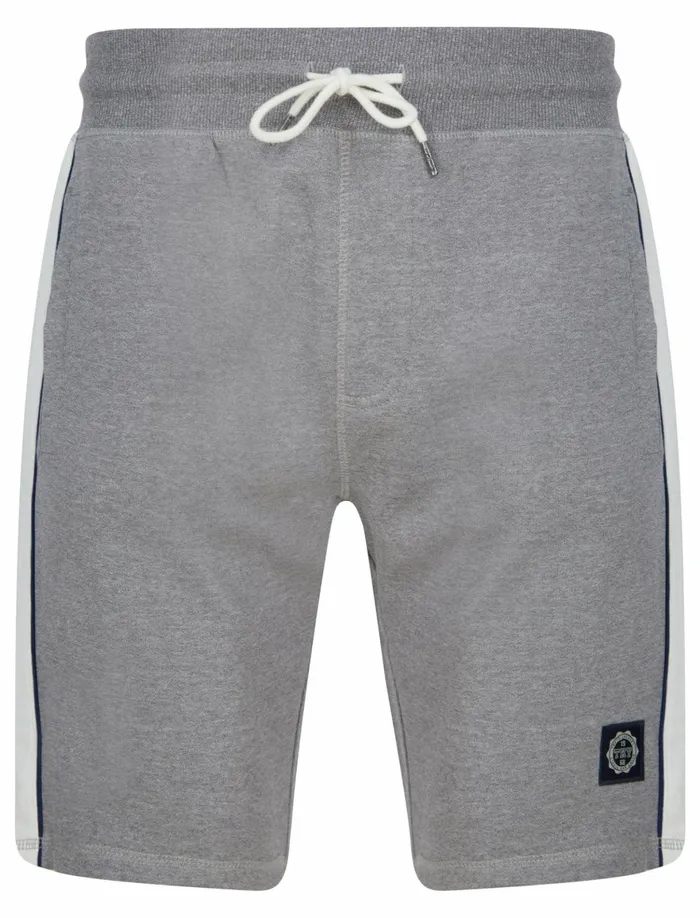 Men Shorts Tokyo Laundry Rocky Short Brushback Fleece Jogger Shorts In Light Grey Marl 8211 Tokyo Laundry Grey