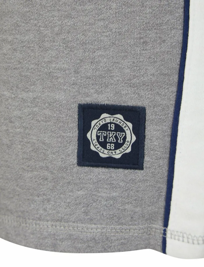 Men Shorts Tokyo Laundry Rocky Short Brushback Fleece Jogger Shorts In Light Grey Marl 8211 Tokyo Laundry Grey