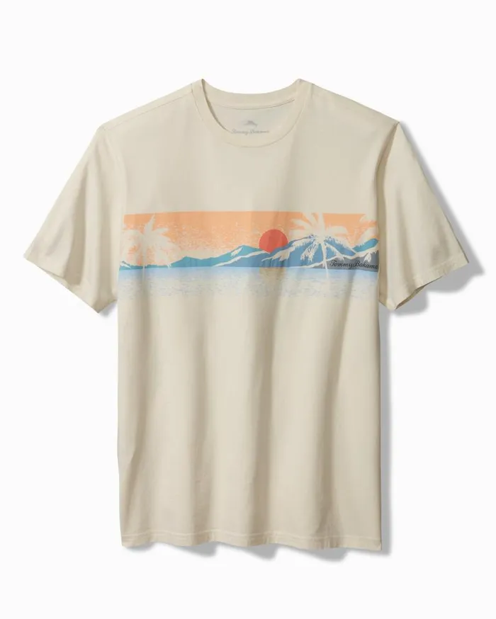 Men Sunset Hour Graphic TShirt Vanilla Ice Tommy Bahama TShirts