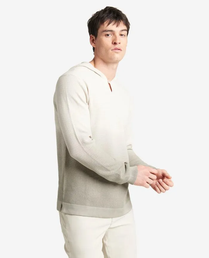 Men Sweaters Kenneth Cole Dip Dye Sweater Hoodie Tangrey
