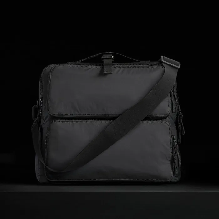 MenWomen Backpacks James Perse Messenger Bag Black