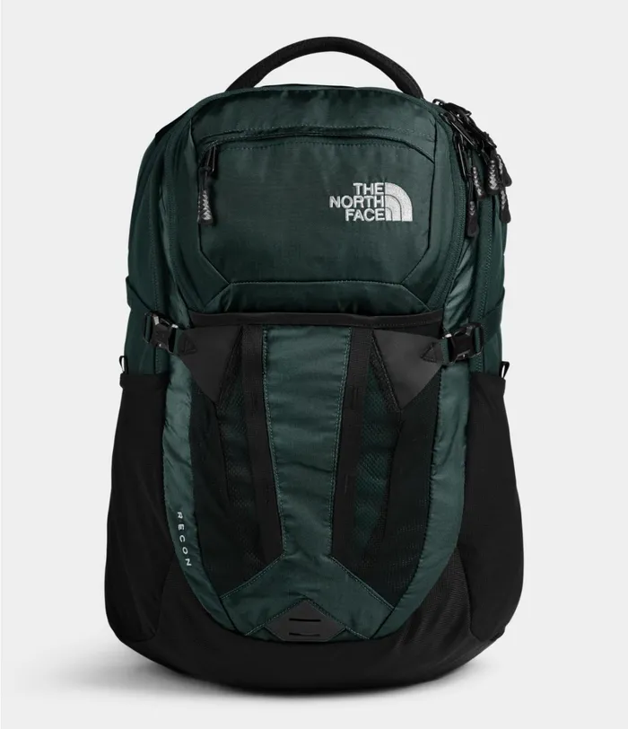 Mens Backpacks The North Face Recon Backpack Scarab Greentnf Black