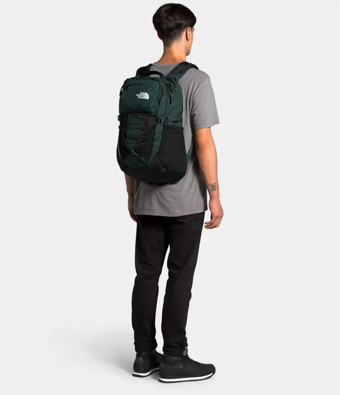 Mens Backpacks The North Face Recon Backpack Scarab Greentnf Black