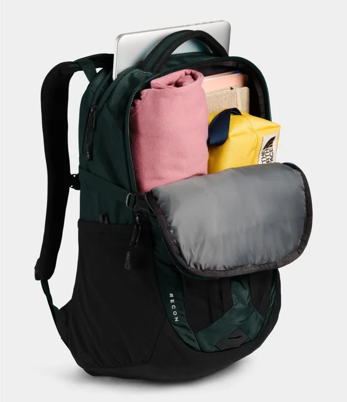Mens Backpacks The North Face Recon Backpack Scarab Greentnf Black