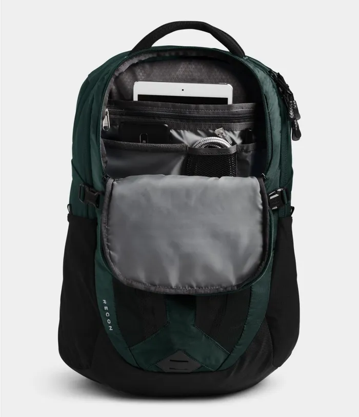 Mens Backpacks The North Face Recon Backpack Scarab Greentnf Black