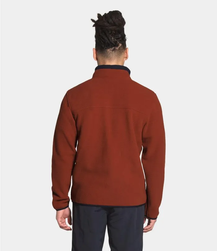 Mens Fleece The North Face Carbondale Full Zip Brandy Brownaviator Navy