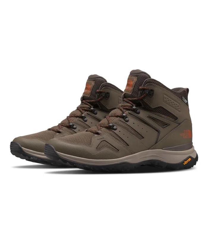 Mens Hiking The North Face Hedgehog Fastpack II Mid WP Bipartisan Browncoffee Brown