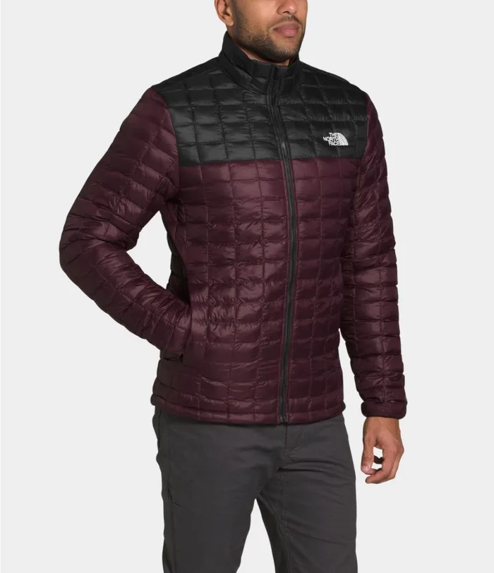 Mens Insulated and Down Jackets The North Face ThermoBall Eco Jacket Tnf Black Matteroot Brown Matte
