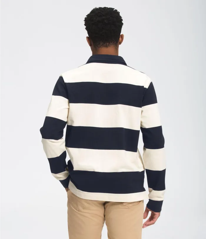 Mens Shirts and Polos The North Face Berkeley Rugby Shirt Vintage Whiteaviator Navy