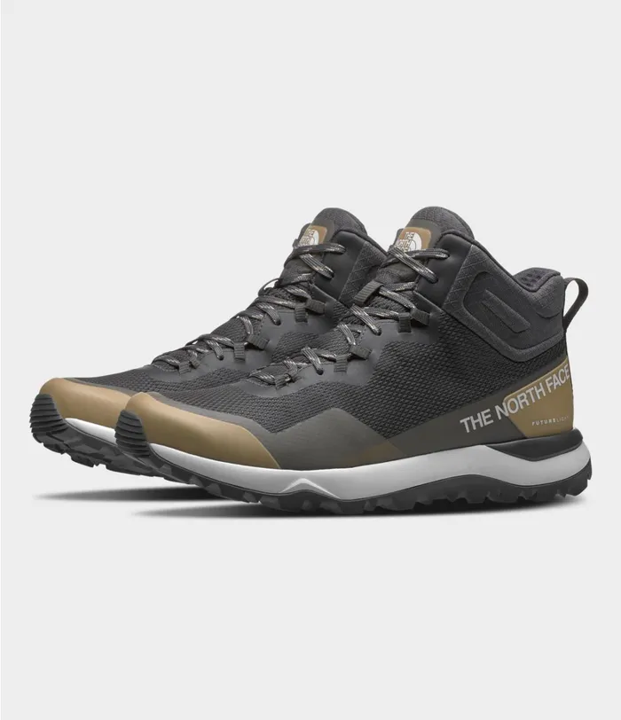 Mens Sneakers The North Face Activist Mid FUTURELIGHT Asphalt Greymoab Khaki