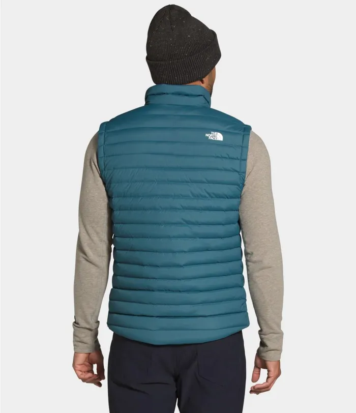 Mens Vests The North Face Stretch Down Vest Mallard Blue