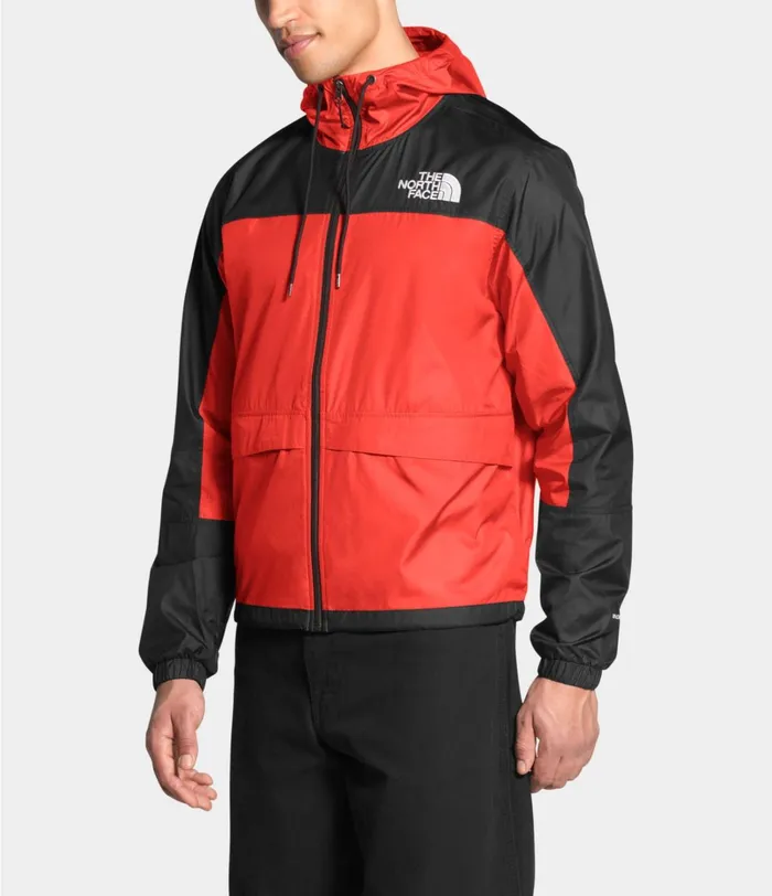 Mens Windbreakers The North Face HMLYN Wind Shell Flare Orange