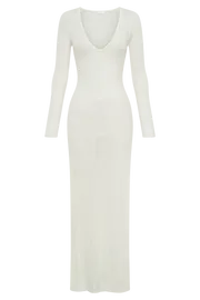 Meshki Midi Dresses Imelda Knit Cover Up Midi Dress 8211 White White 8211 Women Meshki Midi Dresses Imelda Knit Cover Up Midi Dress 8211 White White 8211 Women