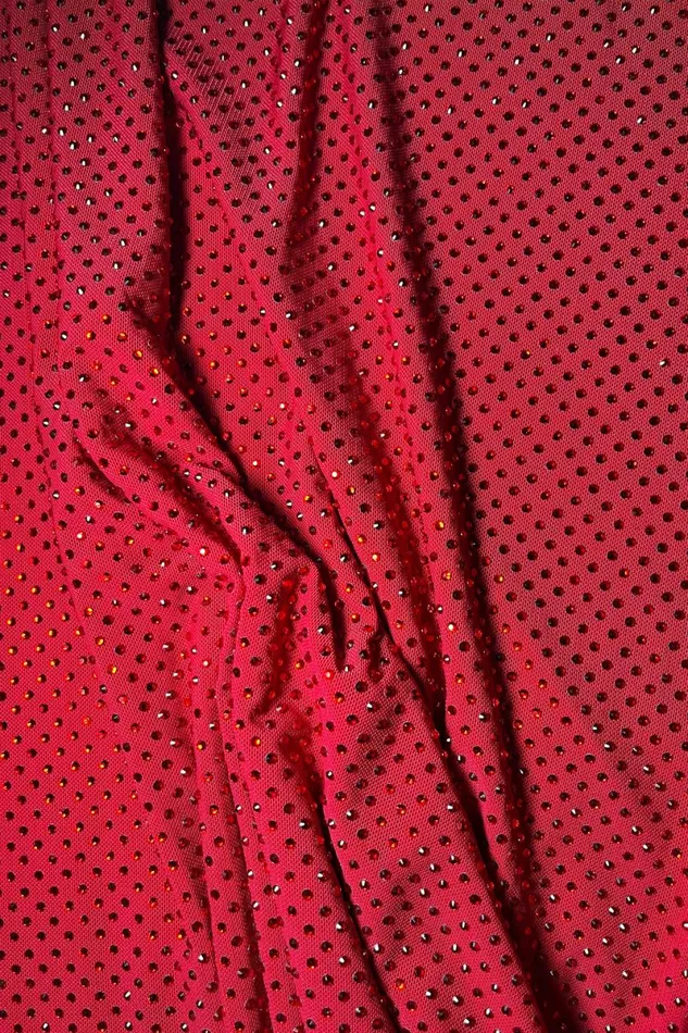 Meshki Mini Dresses Seina Diamante Halter Mini Dress 8211 Vermilion Red Vermilionred 8211 Women