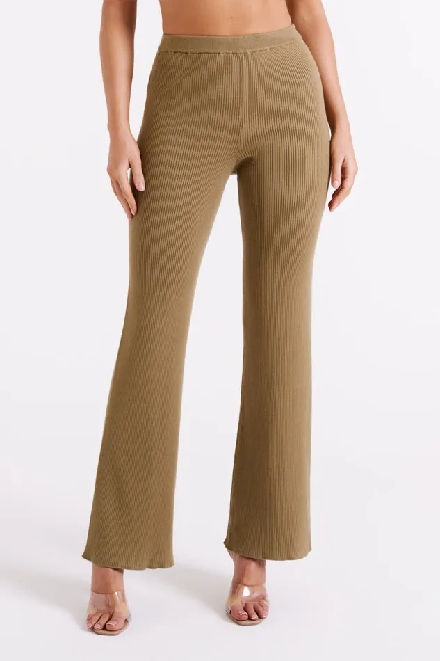 Meshki Pants Jovie Knit Pants 8211 Olive Olive 8211 Women
