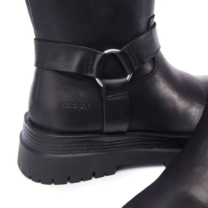 MidCalf Boots Women Moda In Pelle Shoon Sh Orleton Black Leather MidCalf Boots Women Moda In Pelle Shoon Sh Orleton Black Leather