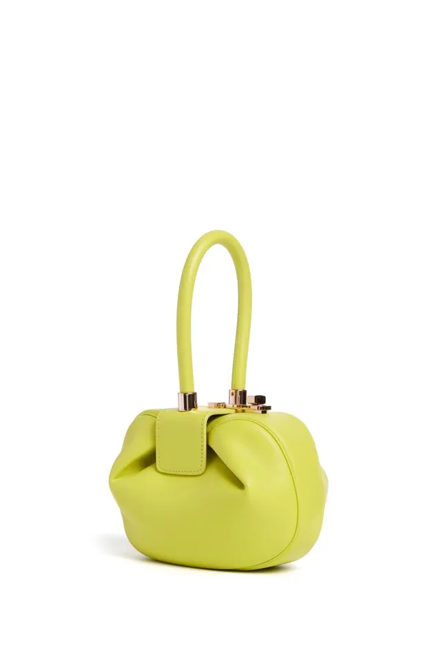 Mini Bags Women Gabriela Hearst Demi Bag In Lime Adamite Nappa Leather
