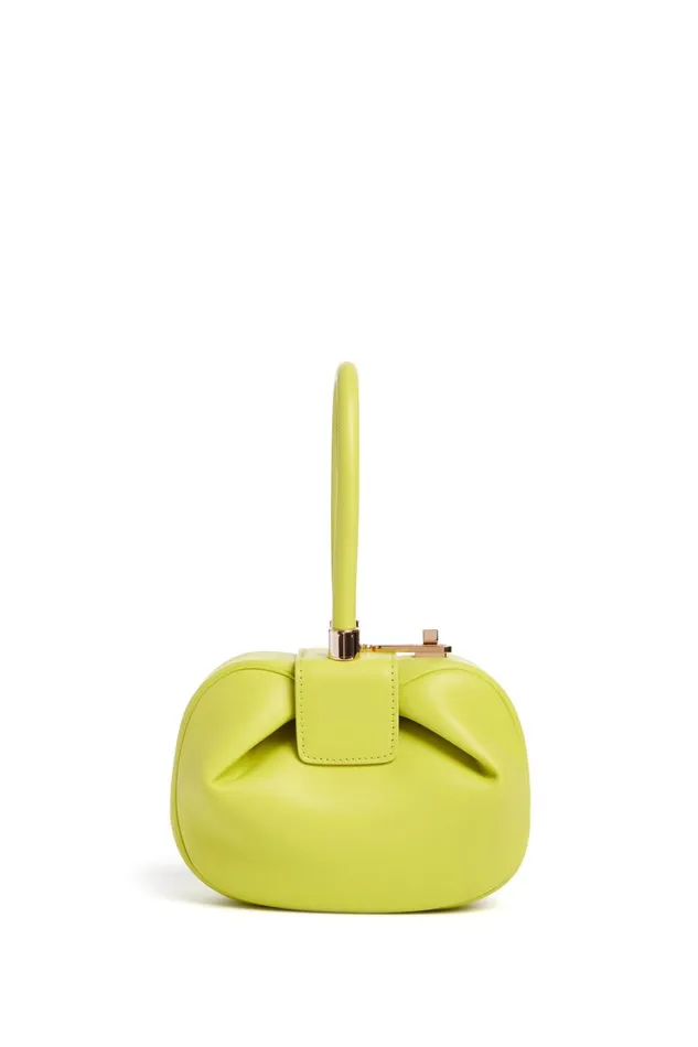 Mini Bags Women Gabriela Hearst Demi Bag In Lime Adamite Nappa Leather