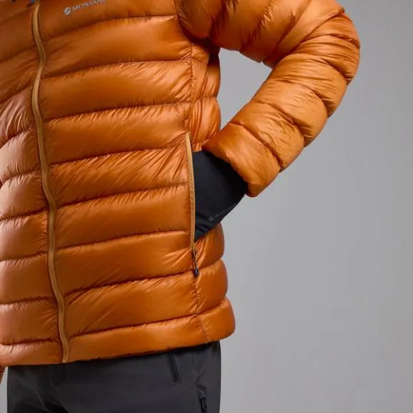 Montane Alpine 850 Lite Hooded Down Jacket Flame Orangeblack Mens Montane Down Montane Alpine 850 Lite Hooded Down Jacket Flame Orangeblack Mens Montane Down