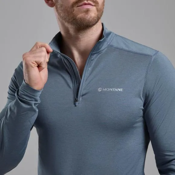 Montane Dart XT Thermal Zip Neck Long Sleeved Top Stone Blueeclipse Bluecapermidnight Greyblack Mens Montane Baselayers Montane Dart XT Thermal Zip Neck Long Sleeved Top Stone Blueeclipse Bluecapermidnight Greyblack Mens Montane Baselayers