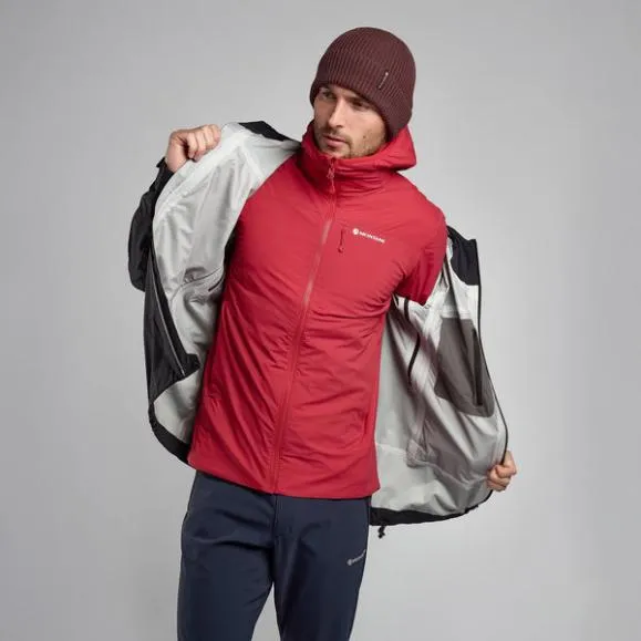 Montane Fireball Hooded Insulated Jacket Eclipse Blueblackacer Red Mens Montane Insulated Montane Fireball Hooded Insulated Jacket Eclipse Blueblackacer Red Mens Montane Insulated