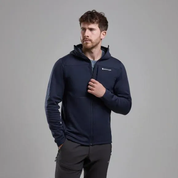 Montane Fury XT Hooded Fleece Jacket Eclipse Blueblackacer Redoak Green Mens Montane Fleece Montane Fury XT Hooded Fleece Jacket Eclipse Blueblackacer Redoak Green Mens Montane Fleece
