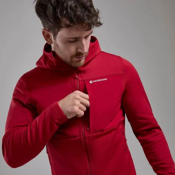 Montane Fury XT Hooded Fleece Jacket Eclipse Blueblackacer Redoak Green Mens Montane Fleece Montane Fury XT Hooded Fleece Jacket Eclipse Blueblackacer Redoak Green Mens Montane Fleece