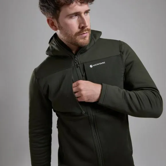 Montane Fury XT Hooded Fleece Jacket Eclipse Blueblackacer Redoak Green Mens Montane Fleece Montane Fury XT Hooded Fleece Jacket Eclipse Blueblackacer Redoak Green Mens Montane Fleece