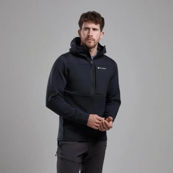 Montane Fury XT Hooded Fleece Jacket Eclipse Blueblackacer Redoak Green Mens Montane Fleece Montane Fury XT Hooded Fleece Jacket Eclipse Blueblackacer Redoak Green Mens Montane Fleece